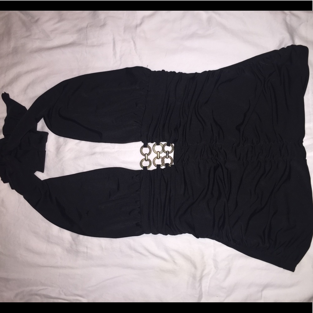 Black plus sized halter top SOLD*
